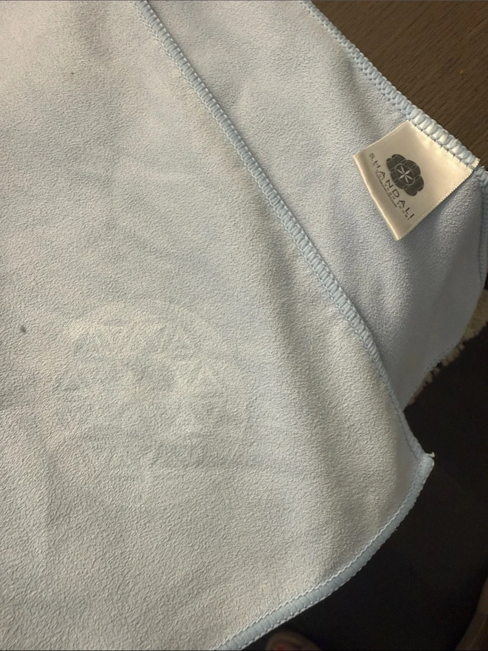 Light Blue Hot Yoga Mat Towel